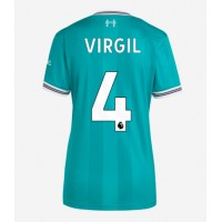 Liverpool Virgil van Dijk #4 Tretí Ženy futbalový dres 2025-26 Krátky Rukáv